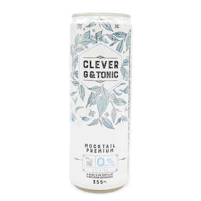 Clever Mocktails G & Tonic (nonalcoholic) 4pack